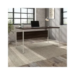 Sale Hybrid 60"W Computer Table Desk with Metal Legs, (HYD360BW) Computer Desks