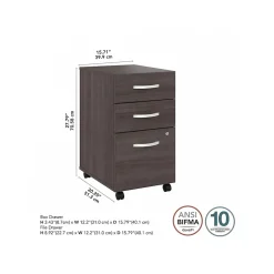Discount Hybrid 3-Drawer Mobile Vertical File Cabinet, Letter/Legal Size, Lockable, (HYF216SGSU-Z) File Cabinets