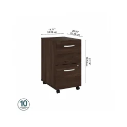 Hot Hybrid 2-Drawer Mobile Vertical File Cabinet, Letter/Legal Size, Lockable, (HYF116BWSU-Z) File Cabinets
