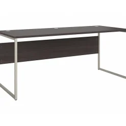 Best Hybrid 72"W Computer Table Desk with Metal Legs, (HYD373SG) Computer Desks