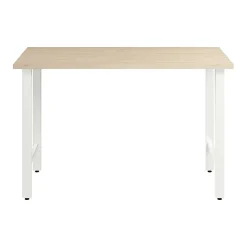 Discount Hustle 48"W Computer Desk with Metal Legs, Natural Elm (HUD148NE) Office Desks