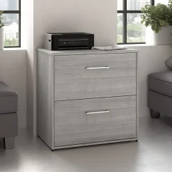 Hot Hustle 2 Drawer Lateral File Cabinet, Platinum Gray (HUF130PG) File Cabinets