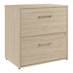 Best Hustle 2 Drawer Lateral File Cabinet, Natural Elm (HUF130NE) File Cabinets