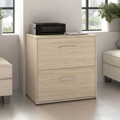 Best Hustle 2 Drawer Lateral File Cabinet, Natural Elm (HUF130NE) File Cabinets