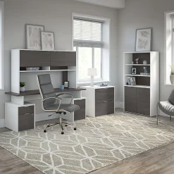 Discount Jamestown 2-Drawer Lateral File Cabinet, Locking, Letter/Legal, Storm Gray/White, 29.72