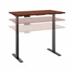 Clearance Move 60 Series 48"W Electric Height Adjustable Standing Desk, Hansen Cherry (M6S4824HCBK) Standing Desks