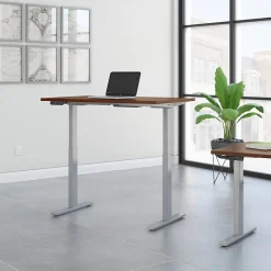 Hot Move 60 Series 48"W Electric Height Adjustable Standing Desk, Hansen Cherry (M6S4824HCSK) Standing Desks