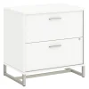 Hot Method 2 Drawer Lateral File Cabinet, White (KI70204SU) File Cabinets