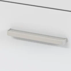 Hot Method 2 Drawer Lateral File Cabinet with Hutch, White (MTH012WHSU) File Cabinets