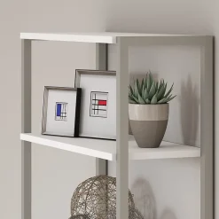 Hot Method 2 Drawer Lateral File Cabinet with Hutch, White (MTH012WHSU) File Cabinets