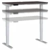 Discount Move 40 Series 48"W Electric Adjustable Standing Desk, Storm Gray/Cool Gray Metallic (M4S4824SGSK) Standing Desks