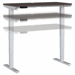 Discount Move 40 Series 48"W Electric Adjustable Standing Desk, Storm Gray/Cool Gray Metallic (M4S4824SGSK) Standing Desks