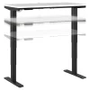 Discount Move 40 Series 48"W Electric Height Adjustable Standing Desk, White/Black (M4S4824WHBK) Standing Desks