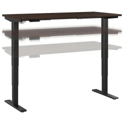 Sale Move 40 Series 60"W Electric Height Adjustable Standing Desk, Black Walnut/Black (M4S6030BWBK) Standing Desks
