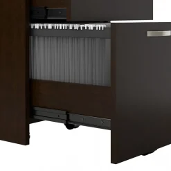 Discount Office in an Hour Cubicle Storage with Cabinet, Paper Tray, & Pencil Holder, Mocha Cherry (WC36890-03K) Storage Cabinets