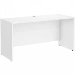 New Studio C 60"W Credenza Desk, (SCD360WH) Computer Desks