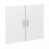 Discount Studio C Bookcase Door Kit, White (SCB236WH) Storage Cabinets