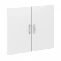 Discount Studio C Bookcase Door Kit, White (SCB236WH) Storage Cabinets