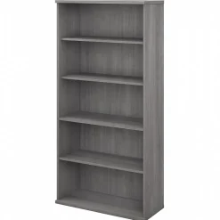Best Studio C 5 Shelf Bookcase, (SCB136PG) Bookcases