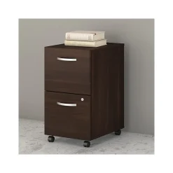 Clearance Studio C 2-Drawer Mobile Vertical File Cabinet, Letter/Legal Size, Lockable, (SCF116BWSU) File Cabinets