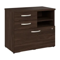 Online Studio C Office Storage Cabinet with Drawers and Shelves, (SCF130BWSU) Storage Cabinets