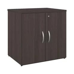New Studio C 30" Storage Cabinet with 2 Shelves, Storm Gray (SCS130SG) Storage Cabinets