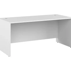 Studio C 66"W Office Desk, White (SCD166WH) Computer Desks