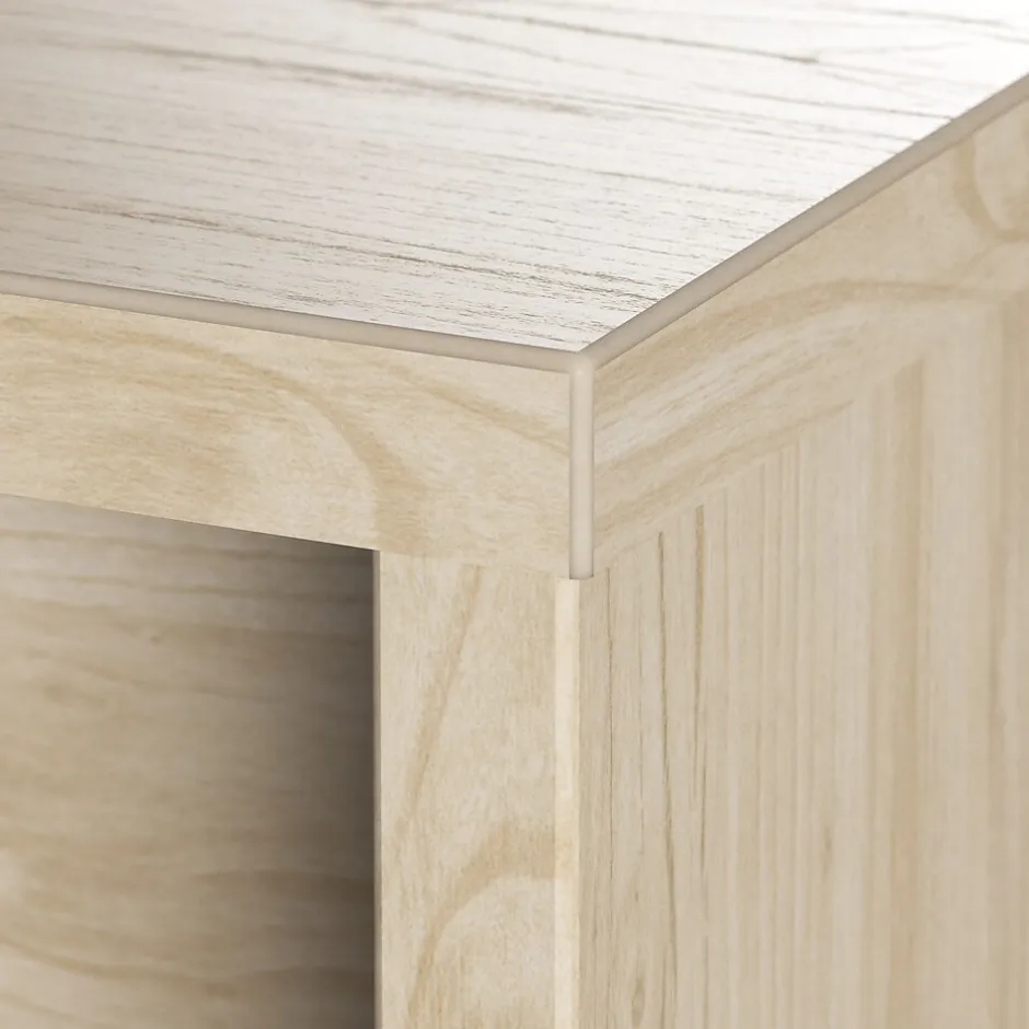 Bush Business Furniture Studio C 72"W Office Desk, Natural Elm (SCD272NE) Computer Desks