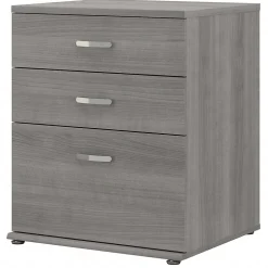 Clearance Universal 34" Floor Storage Cabinet with Drawers, Platinum Gray (UNS328PG) Storage Cabinets