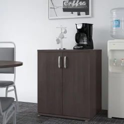New Universal 34" Floor Storage Cabinet with 2 Shelves, Storm Gray (UNS128SG) Storage Cabinets