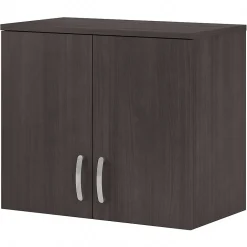 Best Universal 24" Wall Cabinet with Doors and 2 Shelves, Storm Gray (UNS428SG) Storage Cabinets