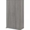 Best Universal 62" Tall Storage Cabinet with Doors and 5 Shelves, Platinum Gray (UNS136PGK) Storage Cabinets