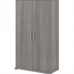 Best Universal 62" Tall Storage Cabinet with Doors and 5 Shelves, Platinum Gray (UNS136PGK) Storage Cabinets