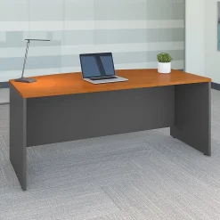 Discount Westfield 72"W Bow Front Desk, (WC72446) Computer Desks