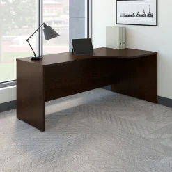 Best Westfield 72"W Right Handed Corner Desk, Mocha Cherry (WC12923) Computer Desks