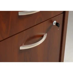 New Westfield 60W x 24D Office Desk with Mobile File Cabinet, (SRC025HCSU) Computer Desks