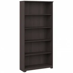 Sale Cabot 66" 5-Shelf Bookcase with Adjustable Shelves, (WC31766) Bookcases