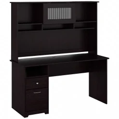 Online Cabot 60"W Computer Desk with Hutch, (CAB042EPO) Office Desks