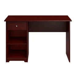 Cabot 48"W Computer Desk with Storage, Harvest Cherry (WC31447) Computer Desks