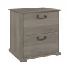 Homestead 2-Drawer Lateral File Cabinet, Letter/Legal Size, Lockable, Driftwood Gray (HOF129DG-Z) File Cabinets