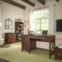 Discount Key West 2 Drawer Lateral File Cabinet, Bing Cherry (KWF130BC-03) File Cabinets