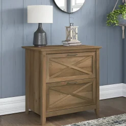 Clearance Key West 2-Drawer Lateral File Cabinet, Letter/Legal, Reclaimed Pine, 30" (KWF130RCP-03) File Cabinets