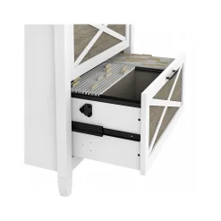 Sale Key West 2-Drawer Lateral File Cabinet, Letter/Legal, Shiplap Gray/Pure White, 30
