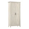 Bush Furniture Key West 65.98"H Storage Cabinet with 5 Shelves, Linen White Oak (KWS266LW-03) Storage Cabinets