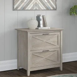 Key West Lateral File, Washed Gray (KWF130WG-03) File Cabinets