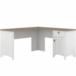 Online Salinas 60" L-Shaped Desk, (SAD160G2W-03) Computer Desks