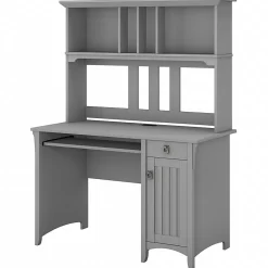 Best Salinas 48"W Small Computer Desk with Hutch, (MY72308-03) Computer Desks