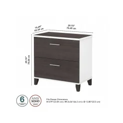 Somerset 2-Drawer Lateral File Cabinet, Letter/Legal, , 30