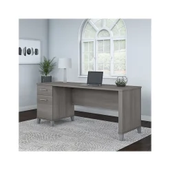 Best Somerset 72"W Office Desk with Drawers, (WC81272) Computer Desks
