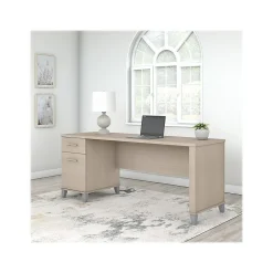 Outlet Somerset 72"W Office Desk with Drawers, (WC81172) Computer Desks